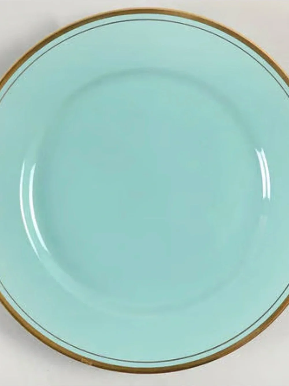 Fitz and Floyd Pavilion Salad Plate with Gold Rim - Picture 1 of 3